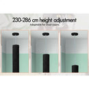 CARLA HOME Floor to Ceiling Cat Tree Tower with Adjustable Height 230 - 286cm for Indoor Cats (Black) - RnR Galore
