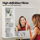 Cefito Bathroom Mirror Cabinet 100CM Vanity Medicine Wall Mounted Storage White - RnR Galore