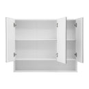 Cefito Bathroom Mirror Cabinet Medicine Adjustable Shelves Wall Hung 900x750mm White - RnR Galore