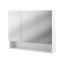 Cefito Bathroom Mirror Cabinet Medicine Adjustable Shelves Wall Hung 900x750mm White - RnR Galore