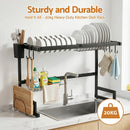 Cefito Dish Drying Rack for Kitchen Storage Organisation Kitchen Sink Organiser Dish Drainer - RnR Galore