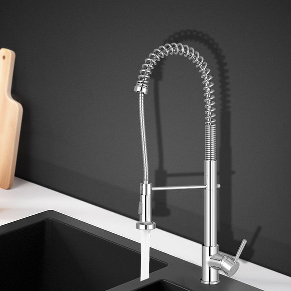 Cefito Kitchen Mixer Tap Pull Down 2 Modes Sink Faucet Basin Laundry Chrome - RnR Galore