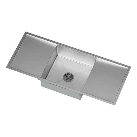 Cefito Kitchen Sink Basin Stainless Steel Under/Top/Flush Mount Bowl 122X45CM - RnR Galore