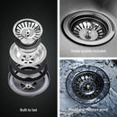 Cefito Kitchen Sink Basin Stainless Steel Under/Top/Flush Mount Bowl 155X50CM - RnR Galore