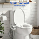 Cefito Non - Electric Ultra - Slim Bidet Attachment Detachable Bidet with Dual Nozzle Frontal & Rear Wash Adjustable Water Pressure Cold Water Toilet Bide - RnR Galore