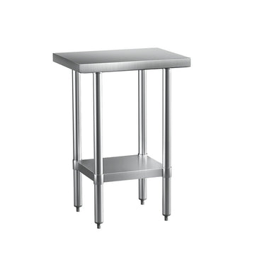Cefito Stainless Steel Kitchen Benches Work Bench 610x457mm 430 - RnR Galore
