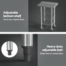 Cefito Stainless Steel Kitchen Benches Work Bench Wheels 61X46CM 430 - RnR Galore
