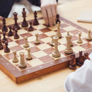 Chess Board Games Folding Large Chess Wooden Chessboard Set Wood Toy Gift - RnR Galore
