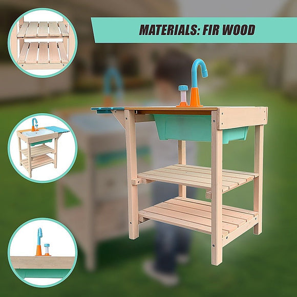 Childrens Outdoor Play Mud Kitchen Sand Pit - RnR Galore