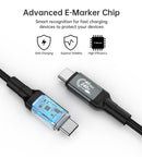 CHOETECH XCC - 1040 USB - C M to M 240W Super Fast Speed Gen3 Cable 1.2M - RnR Galore