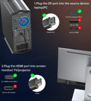 CHOETECH XDH01 4K 60Hz DisplayPort Male to HDMI Male Braided Cable 2M - RnR Galore