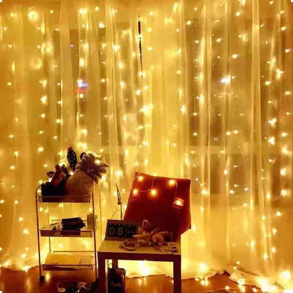 Christmas Lights Curtain Garland - RnR Galore