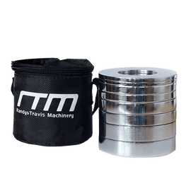 Chrome Metric Fractional Olympic Weight Plates 0.25 to 1kg Set - RnR Galore