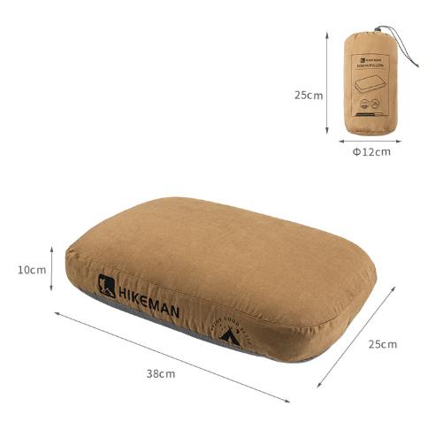 Coffee Reversible Memory Foam Travel Pillow - All - Season Comfort Neck Support for Deep Sleep & Portability - RnR Galore