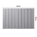 Collapsible Diatom Mud Bath Mat - Quick Dry, Non - Slip, Odor - Free Absorbent Pad(light grey) - RnR Galore