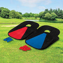 Collapsible Portable Corn Hole Boards With 8 Cornhole Bean Bags, Carry Case - RnR Galore