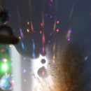 Colorful Dazzling Celestial Crystal Suncatcher - Star Shape Rainbow Maker Window Hanging Ornament - RnR Galore