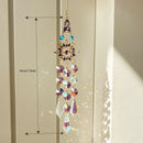 Colorful Dazzling Celestial Crystal Suncatcher - Star Shape Rainbow Maker Window Hanging Ornament - RnR Galore