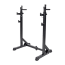 Commercial Squat Rack Adjustable Pair Fitness Exercise Weight Lifting Gym Barbell Stand - RnR Galore