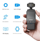 Compact Body Camera with 180° Rotatable Lens, Night Vision, WiFi & Built - in Fill Lights(black+128G) - RnR Galore