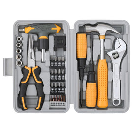 Comprehensive 30 - Piece Household Tool Kit - Multi - Functional Home Repair Set with Storage Case(Grey) - RnR Galore