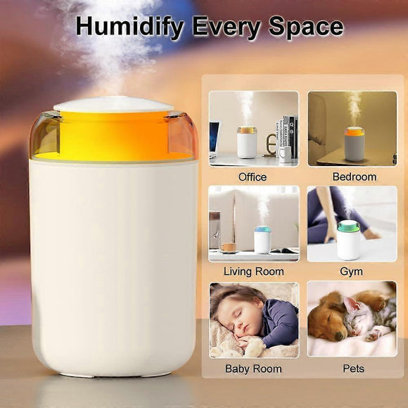Cool Mist Air Humidifier with Night Light, Portable USB Humidifier - RnR Galore