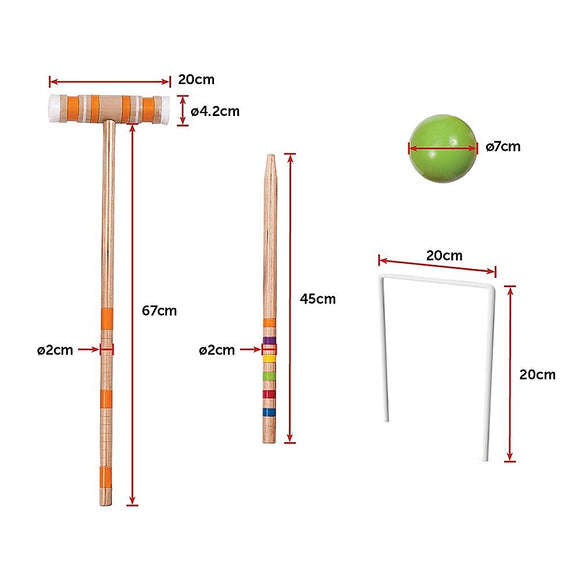 Croquet Set - Up to 6 Players - RnR Galore