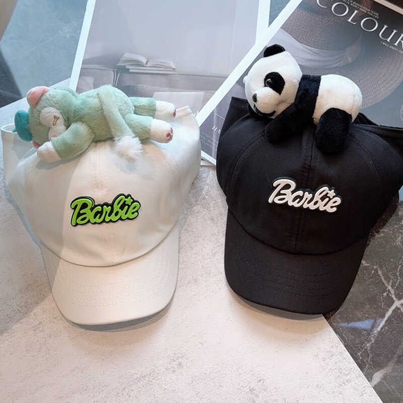 Cute Plush - Decorated Baseball Cap(white) - RnR Galore
