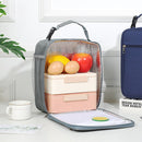 Dark grey Insulated Lunch Bag with Shoulder Strap - Portable & Large Capacity Thermal Bento Tote - RnR Galore