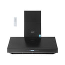 Devanti 1200mm Commercial BBQ Range Hood Dual Motor W/ Remote Control Black - RnR Galore