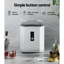 Devanti 12kg Ice Maker Machine Portable Ice Cube Tray Bar Countertop 2L Black - RnR Galore