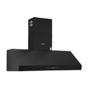 Devanti 1500mm Commercial BBQ Range Hood Dual Motor W/ Remote Control Black - RnR Galore