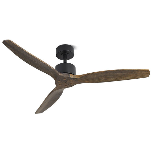 Devanti 52'' Ceiling Fan AC Motor 3 Blades w/Remote - Dark Wood - RnR Galore