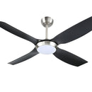 Devanti 52'' Ceiling Fan DC Motor w/Light w/Remote Black - RnR Galore