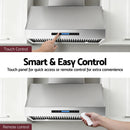 Devanti 900mm Range Hood 3 - Speed Fan LED Display Remote Control - RnR Galore