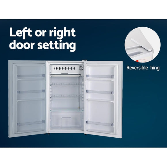 Devanti 95L Bar Fridge White - RnR Galore