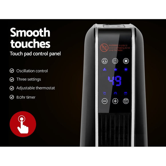 Devanti Electric Ceramic Tower Heater 2400W - RnR Galore