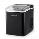 Devanti Ice Maker Machine Portable 12kg Countertop w/Self Cleaning 1.2L Black - RnR Galore