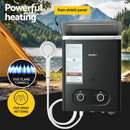 Devanti Portable Gas Water Heater LPG - powered System Black - RnR Galore