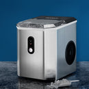 Devanti Portable Ice Maker Machine Ice Cube 12kg Bar Countertop Stainless Steel - RnR Galore