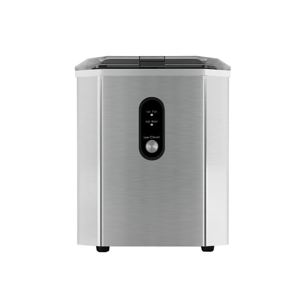 Devanti Portable Ice Maker Machine Ice Cube 12kg Bar Countertop Stainless Steel - RnR Galore