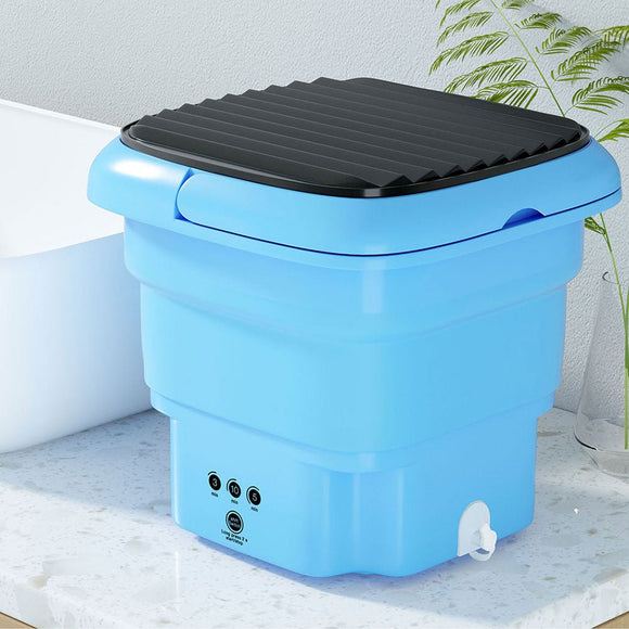 Devanti Portable Washing Machine 4.5L Blue - RnR Galore