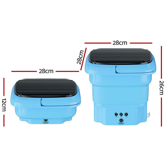 Devanti Portable Washing Machine 4.5L Blue - RnR Galore