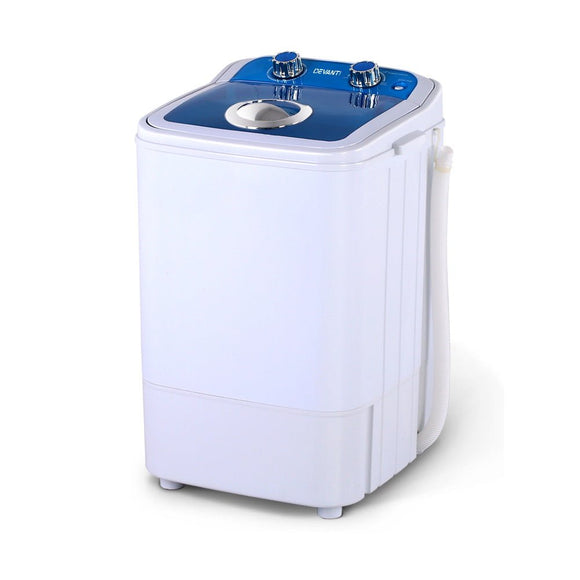 Devanti Portable Washing Machine 4.6KG Blue - RnR Galore