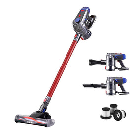 Devanti Stick Vacuum Cleaner HEPA Filter Red 150W - RnR Galore