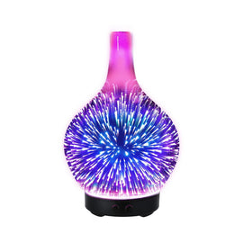 Devanti Ultrasonic Aroma Aromatherapy Diffuser 3D Light Oil Firework Humidifier - RnR Galore