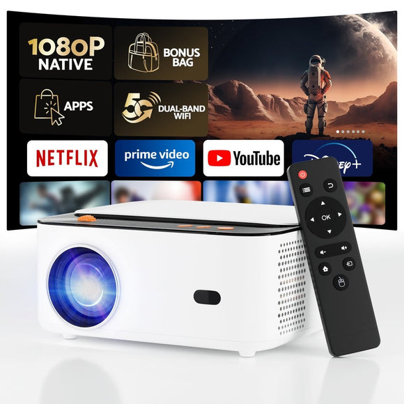Devanti Video Project 4K 1080P Android 5G Wifi Home Cinema - RnR Galore
