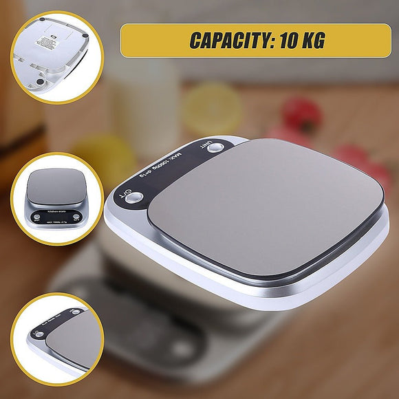 Digital Kitchen Scale LCD Electronic Postal Food Weight Scales 10kg/1g - RnR Galore