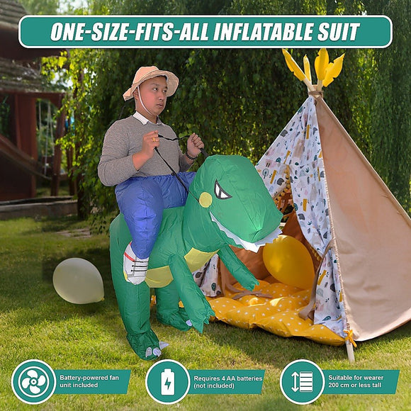 DINO Fancy Dress Inflatable Suit - Fan Operated Costume - RnR Galore