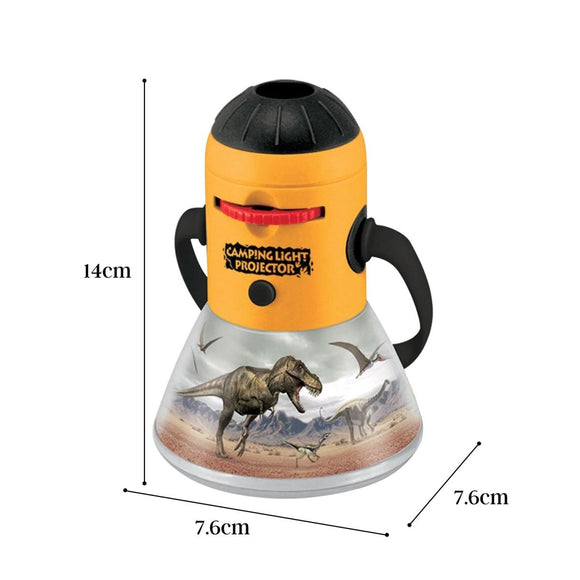 Dinosaur Mini Night Light Camping Projector - Lantern Torch Kids Learning Toy - RnR Galore